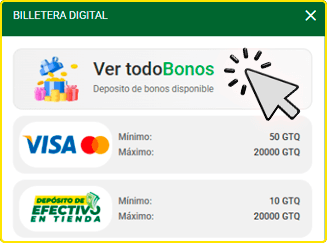 Paso 1: Haz click en Depósitos
